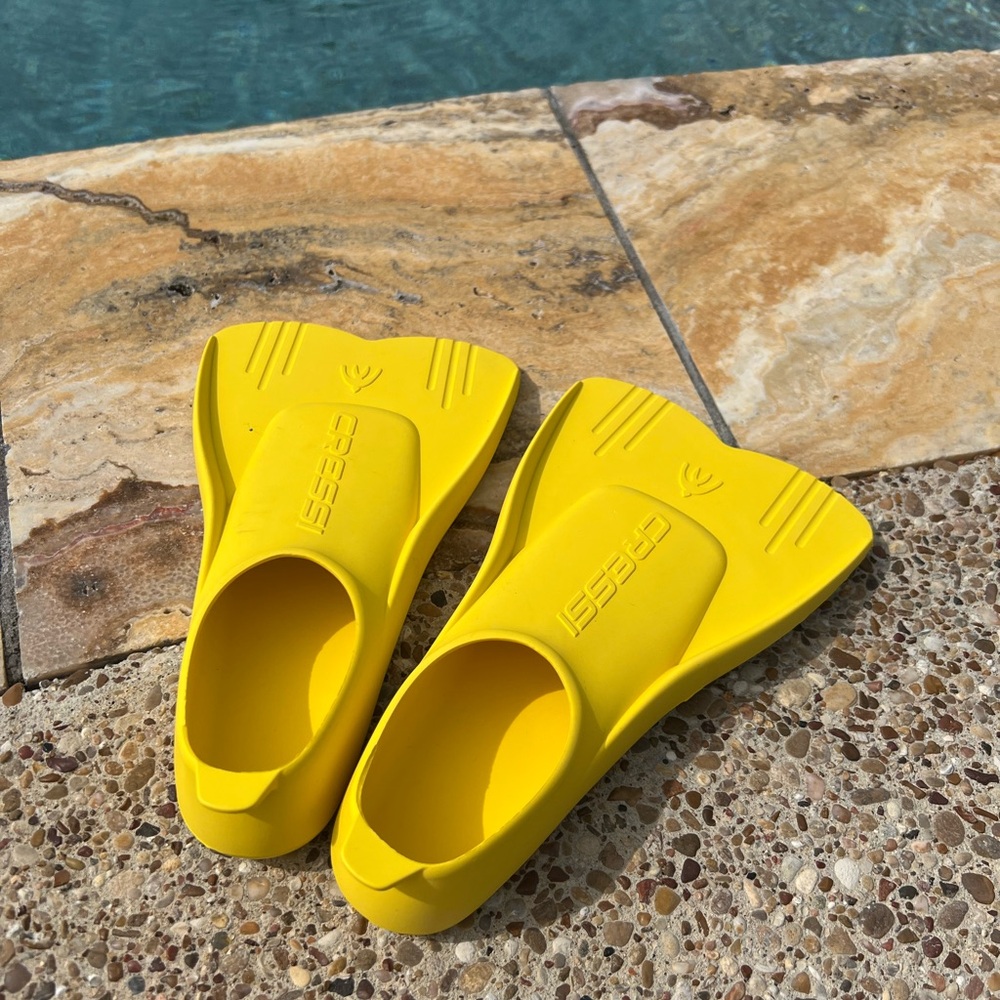 Cressi mini light Yellow Swim Fins - US Kids 8-100